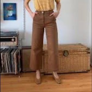 Everlane wide leg crop pant sz 12